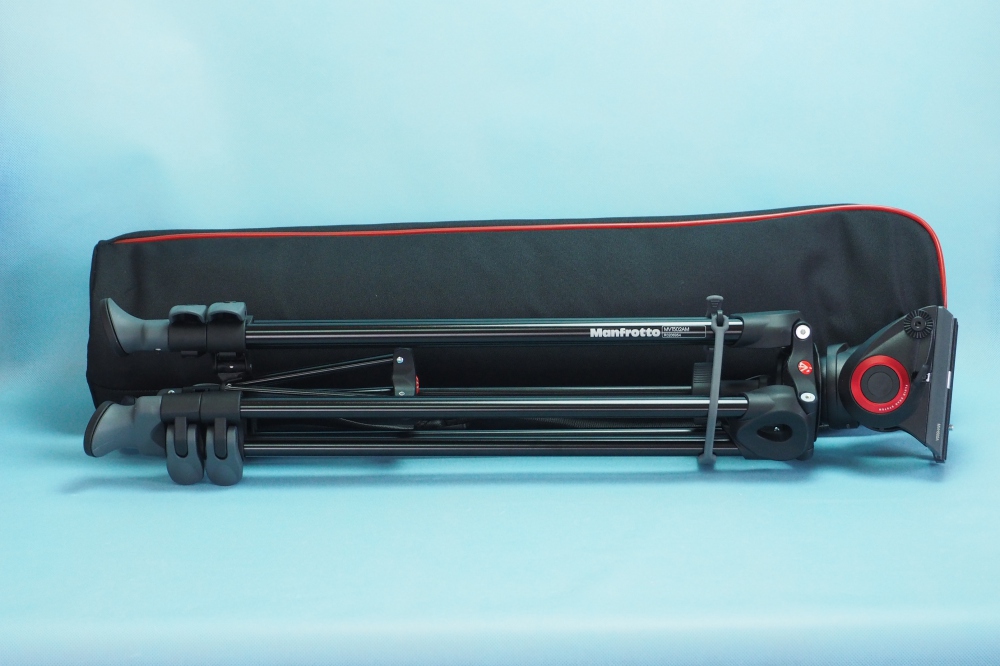 Manfrotto プロフルード ビデオ雲台 60mm ハーフボール MVH500A + 伸縮式ツインアルミ三脚 MVT502AM、買取のイメージ