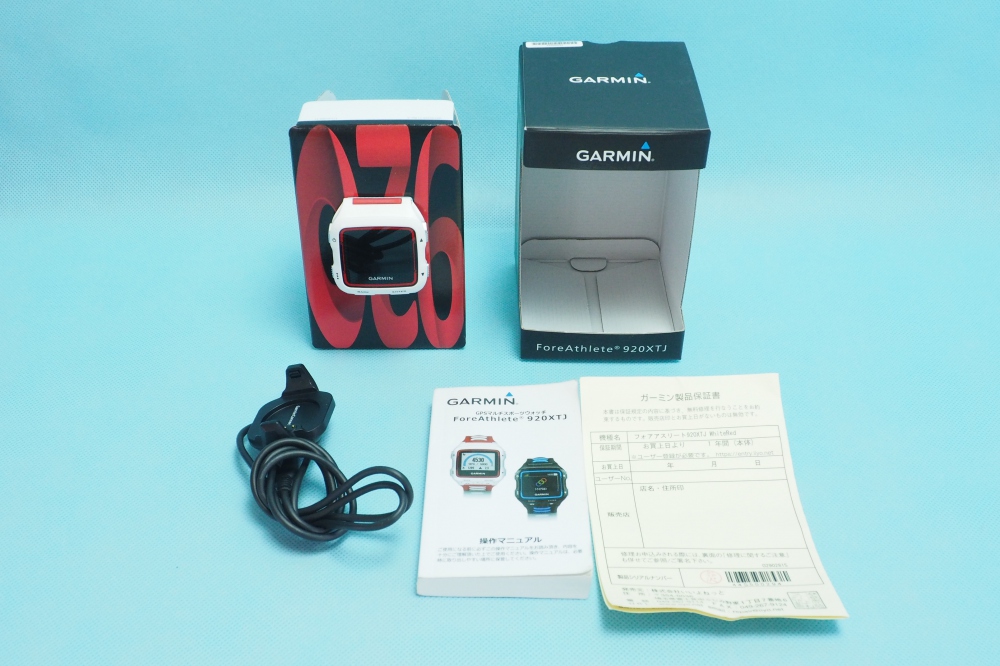 GARMIN(ガーミン) ランニングGPS ForeAthlete 920XTJ ホワイト/レッド 心拍計・Wi-Fi Bluetooth対応、買取のイメージ