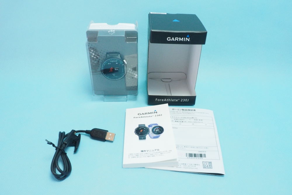 GARMIN(ガーミン) ランニングウォッチ GPS ライフログ ForAthlete 230J ブラック×ホワイト 【日本正規品】 FA230J 371787、買取のイメージ