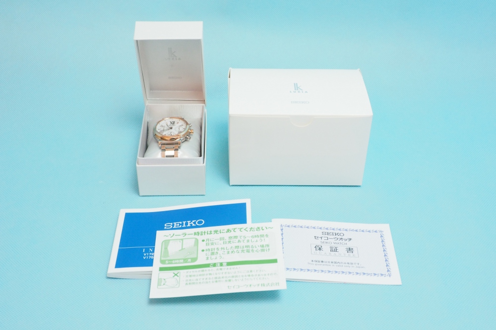 SEIKO セイコー LUKIA ルキア 腕時計 ソーラークロノグラフ SSVS024 レディース 腕時計、買取のイメージ
