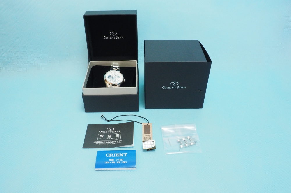 ORIENT 腕時計 ORIENTSTAR オリエントスター セミスケルトン 機械式 自動巻(手巻付) アイボリー WZ0281DK メンズ、買取のイメージ