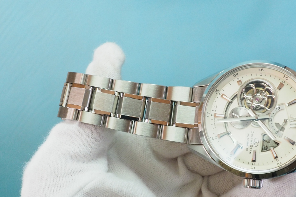 ORIENT 腕時計 ORIENTSTAR オリエントスター セミスケルトン 機械式 自動巻(手巻付) アイボリー WZ0281DK メンズ、その他画像２