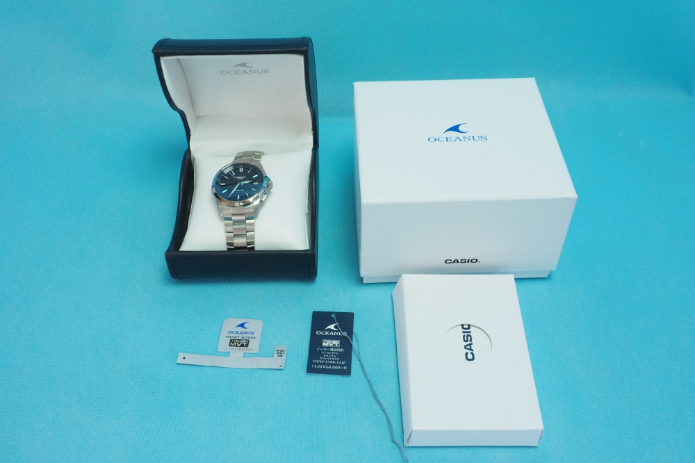 CASIO 腕時計 オシアナス 電波ソーラー OCW-S100-1AJF メンズ、買取のイメージ