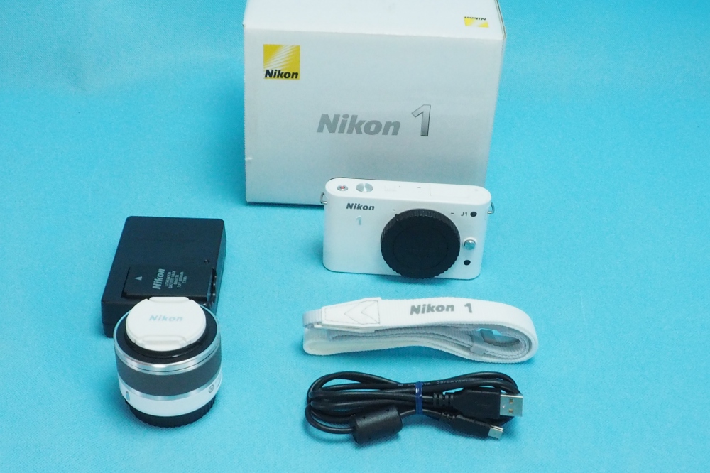  Nikon ミラーレス一眼カメラ Nikon 1 J1  標準ズームレンズキット ホワイト  ニコン、買取のイメージ