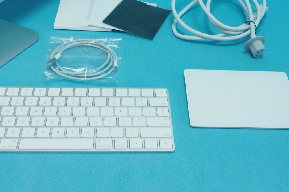 Mac (Apple) - iMac 27inch Late 2015 USキーボド トラックパッド付の+