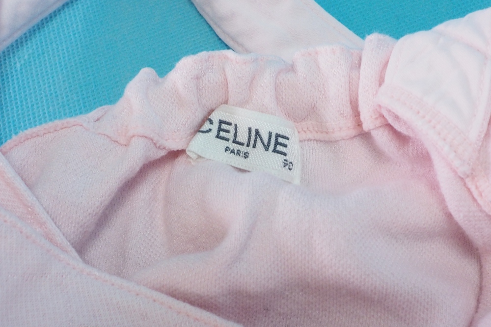 セリーヌ ベビー　CELINE BABY　カバーオール　ダルマオール　９０サイズ　ピンク、その他画像３