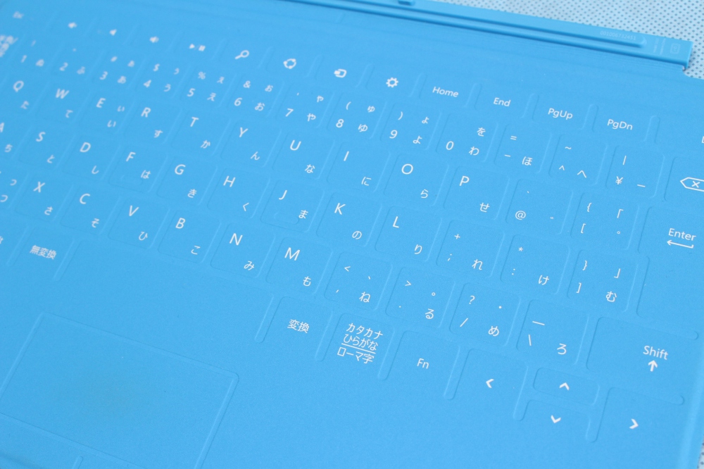 マイクロソフト Surface Touch Cover 日本語キーボード タッチカバー シアン ブルー D5S-00070、その他画像３