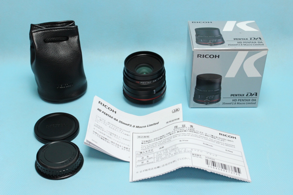PENTAX リミテッドレンズ 標準単焦点マクロレンズ HD PENTAX-DA35mmF2.8 Macro Limited ブラック Kマウント APS-Cサイズ 21450、買取のイメージ
