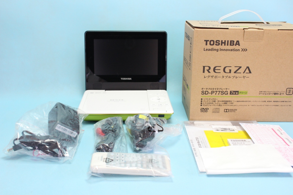 TOSHIBA 7V型REGZAポータブルDVDプレーヤー SD-P77SG、買取のイメージ