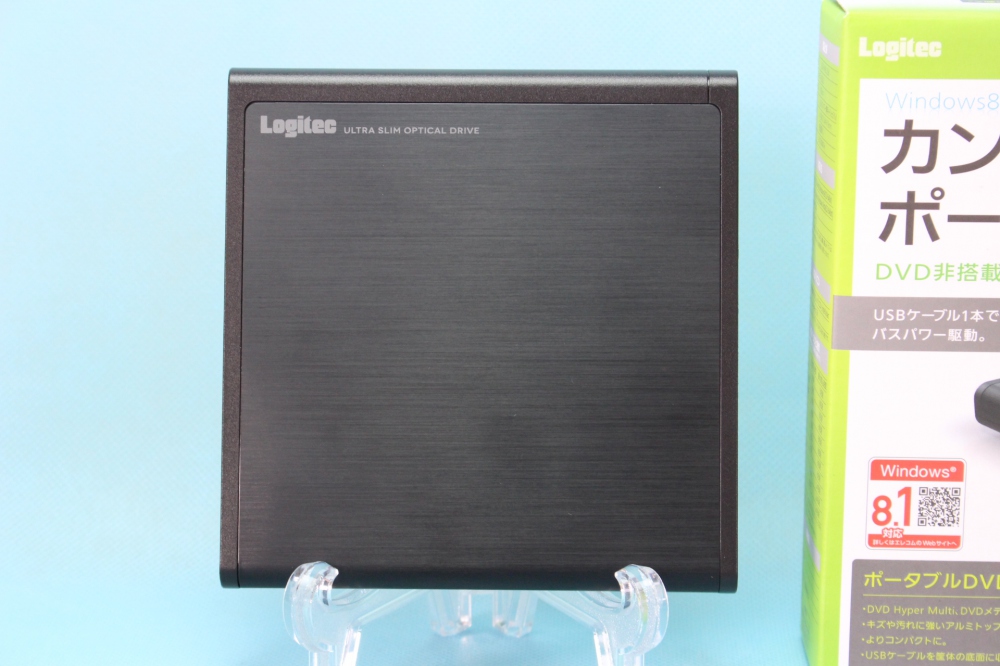 Logitec ポータブルDVDドライブ ネイティブドライブ採用 書込みソフト付属 アルミデザイン 【Surface Pro3対応】 ブラック LDR-PMH8U2LBK、その他画像１