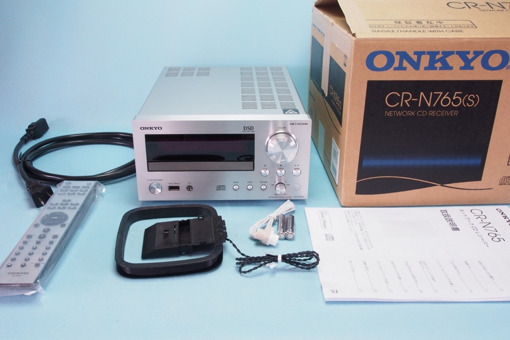 ONKYO ネットワークCDレシーバー ハイレゾ音源対応 シルバー CR-N765(S)、買取のイメージ