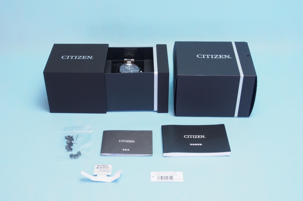 CITIZEN 腕時計 ATTESA アテッサ Eco-Drive エコ・ドライブ 電波時計 ダイレクトフライト DLC仕様 AT8044-56E メンズ、買取のイメージ