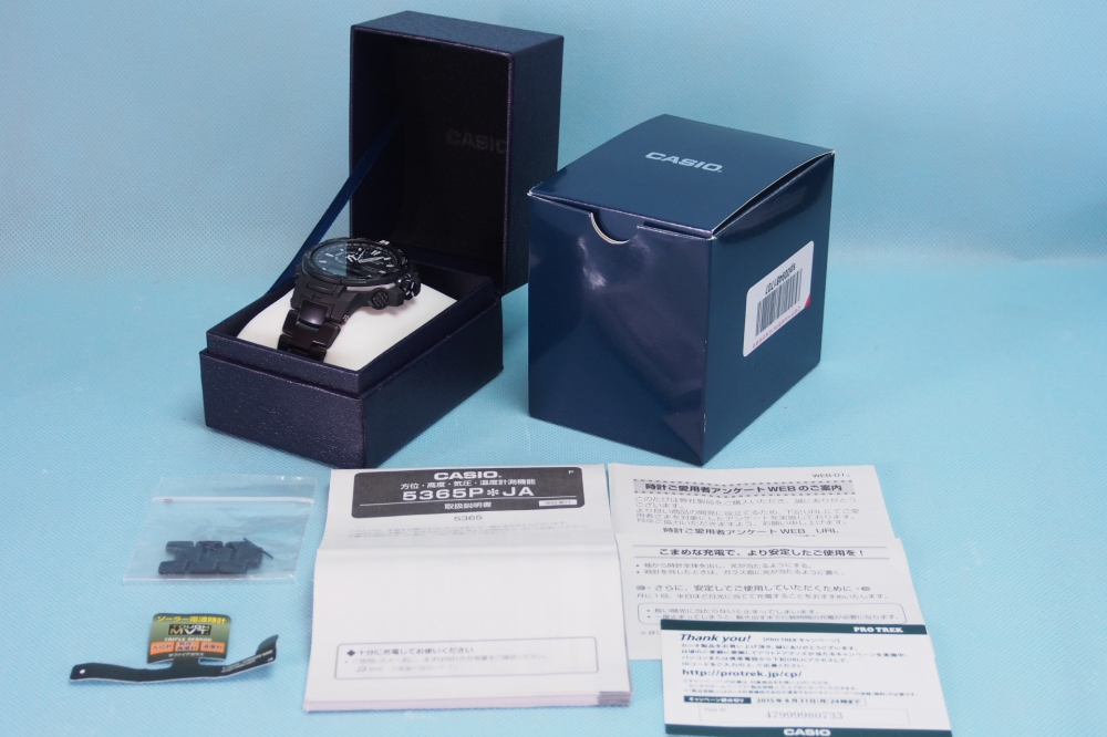 CASIO 腕時計 PROTREK BLACK TITAN LIMITED 世界6局電波対応ソーラーウォッチ PRW-6000YT-1JF メンズ、買取のイメージ