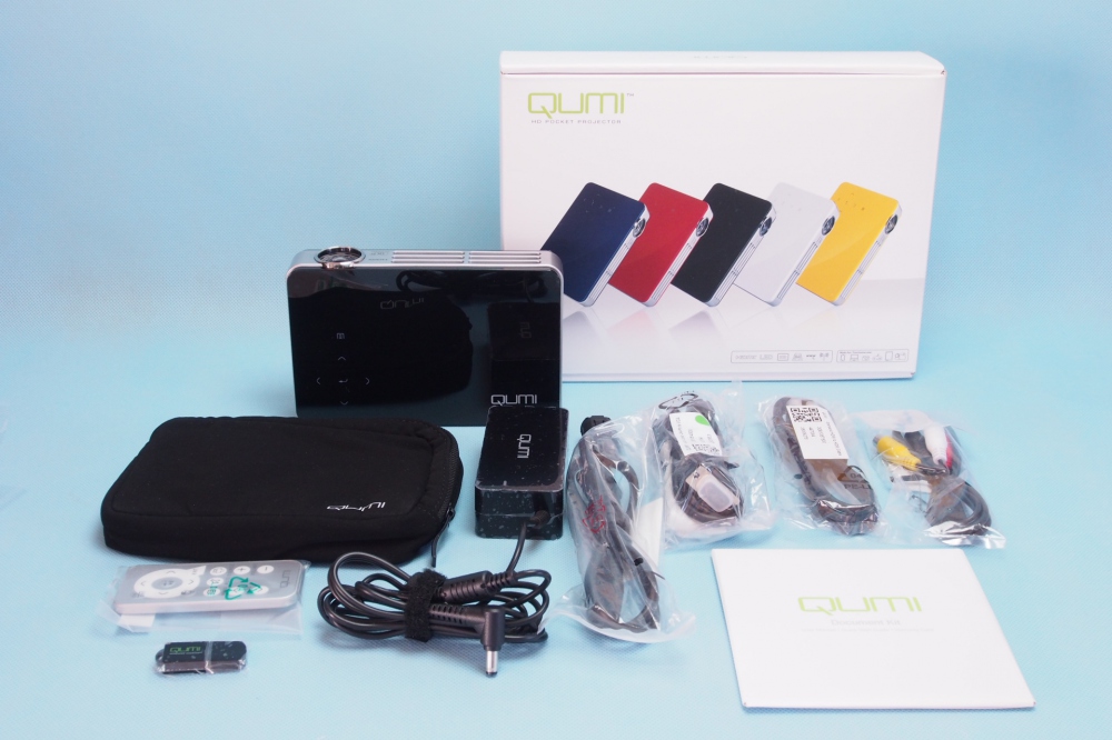 VIVITEK QUMI Q5-BK ブラック 高輝度500ルーメン LEDモバイルプロジェクター WXGA(1280x800) HD720P DLP Wi-Fi Q5-BK、買取のイメージ