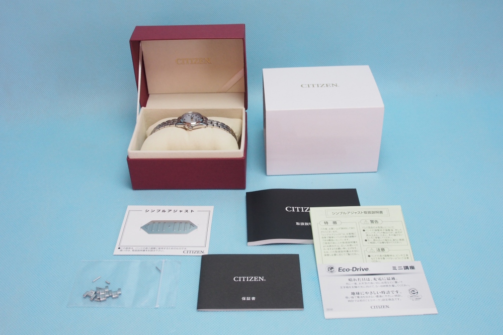 CITIZEN コレクション エコ ドライブ 電波時計 レディース 腕時計 バンド調整キット付 ES1020-50E 、買取のイメージ