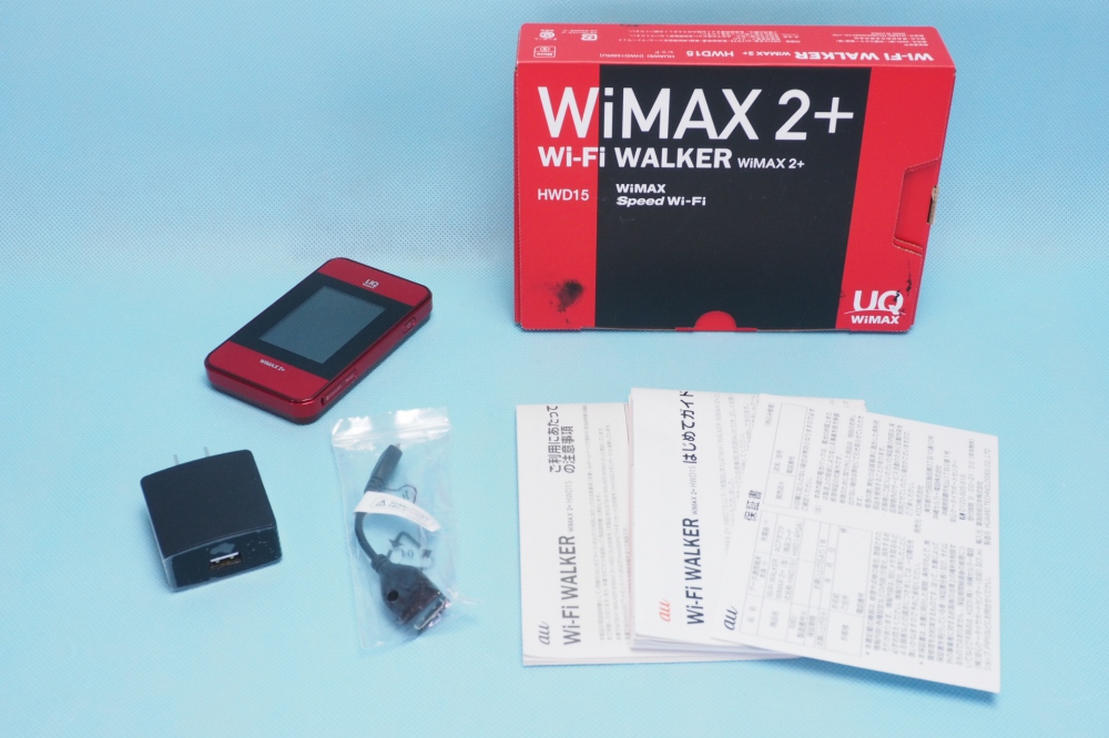 Wi-Fi WALKER WiMAX 2プラス HWD15 レッド HWD15SRU、買取のイメージ
