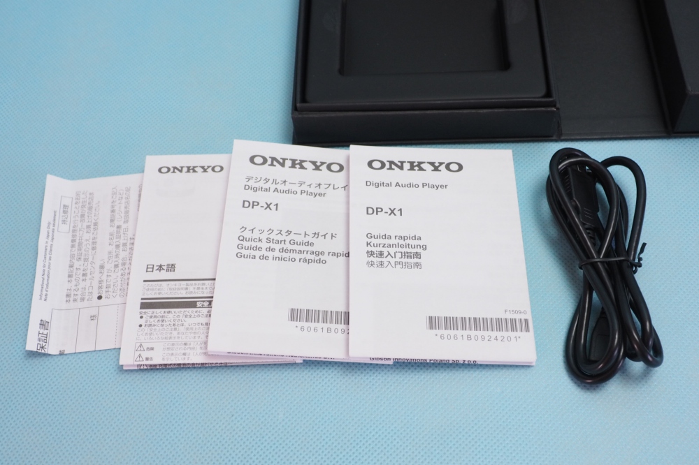 ONKYO デジタルオーディオプレーヤー ハイレゾ音源対応/DAC・ヘッドホンアンプ内蔵/バランス接続対応/Google Play対応 ブラック DP-X1(B)、その他画像３