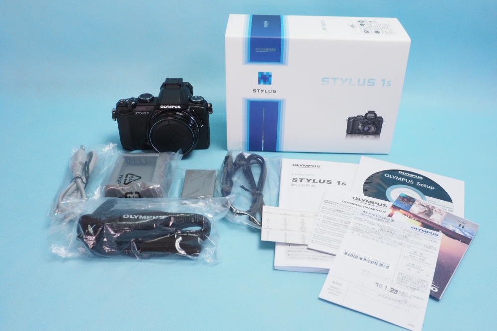 OLYMPUS デジタルカメラ STYLUS-1S 28-300mm 全域F2.8 光学10.7倍ズーム ブラック STYLUS-1S BLK、買取のイメージ