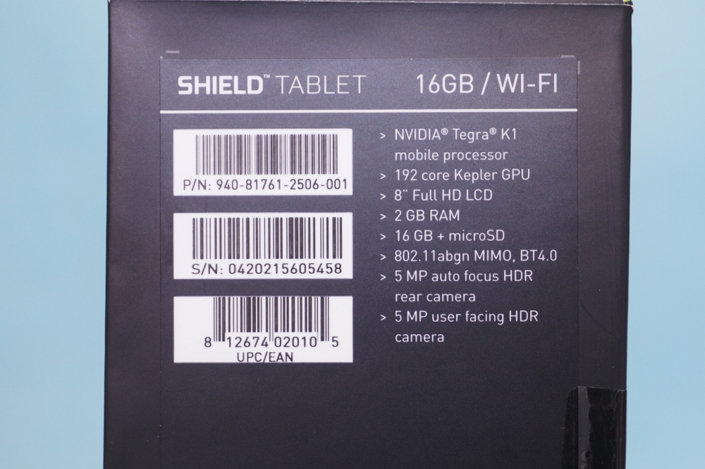 NVIDIA SHIELDタブレット (8インチ/Android) 940-81761-2506-000 [並行輸入品]、その他画像３